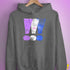 Drag Pride Grunge Exclamation Points Hoodie - Grey Heather